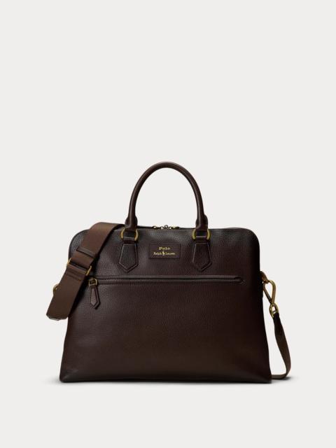 Polo Ralph Lauren Pebbled Leather Commuter Bag