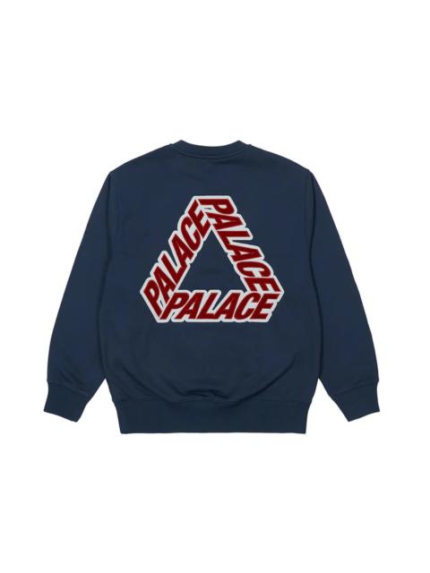 Palace P-3 Applique Crew Navy