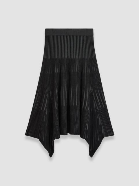 Bi-Colour Ribbed Skirt