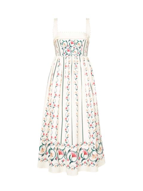 Agua by Agua Bendita Barbara Rocio Midi Dress