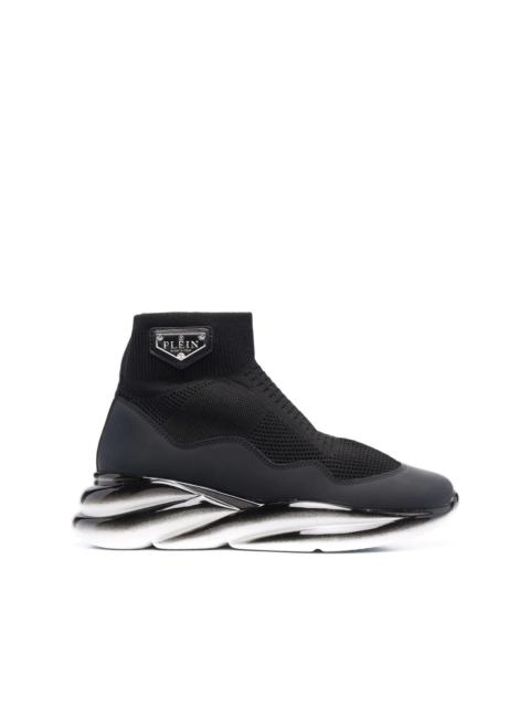 PHILIPP PLEIN Skywalker sock sneakers