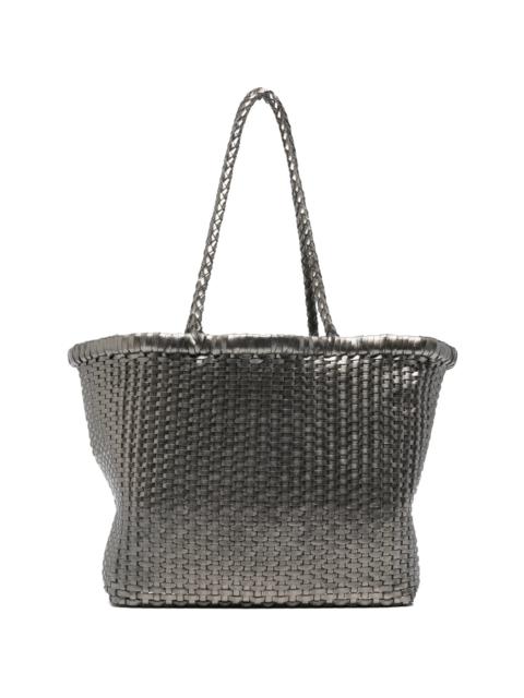 DRAGON DIFFUSION Dragon Diffusion Small Grace Basket Woven Braided Tote Bag