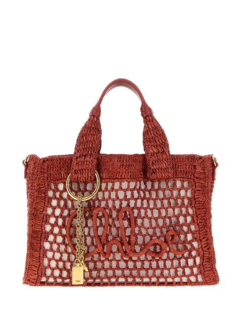 Chloé Chloé Summer Banana Tote Bag — Red