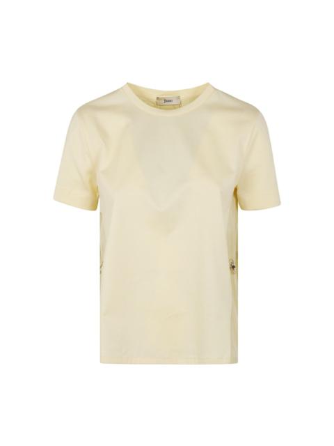 【送料&関税込】Herno Cotton Crew-neck T-shirt Herno EMBROIDERED COTTON CREW-NECK T-SHIRT | miinto | REVERSIBLE