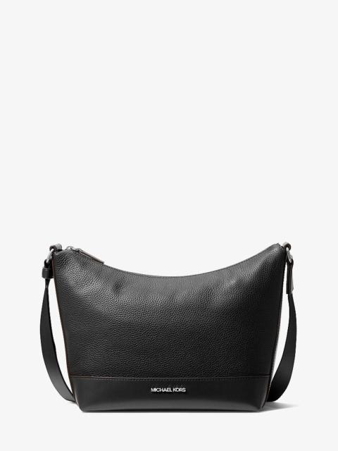 MICHAEL KORS Cooper Pebbled Leather Crescent Bag