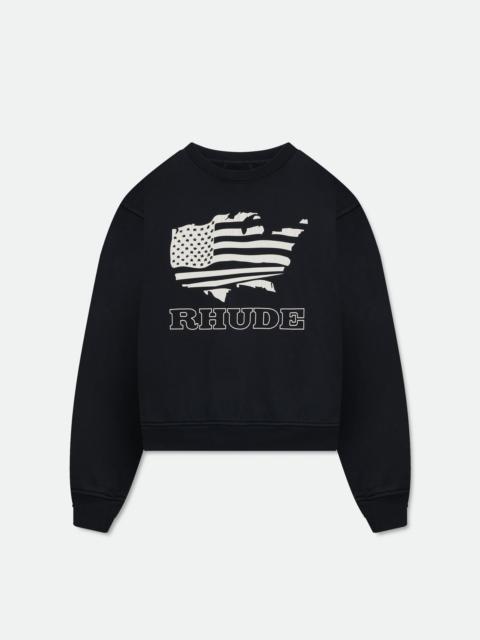 Rhude RHUDE BANNER CREWNECK