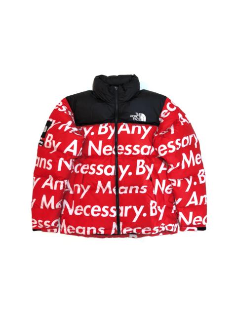 Supreme 대 FW15 X 북 얼굴 모든 의미 Nuptse 재킷 '레드'SUP-FW15-621