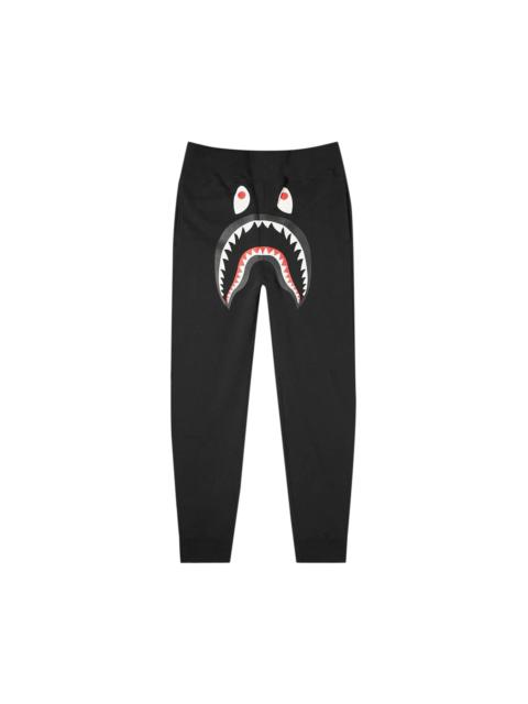 A BATHING APE® BAPE Shark Slim Sweat Pants 'Black'