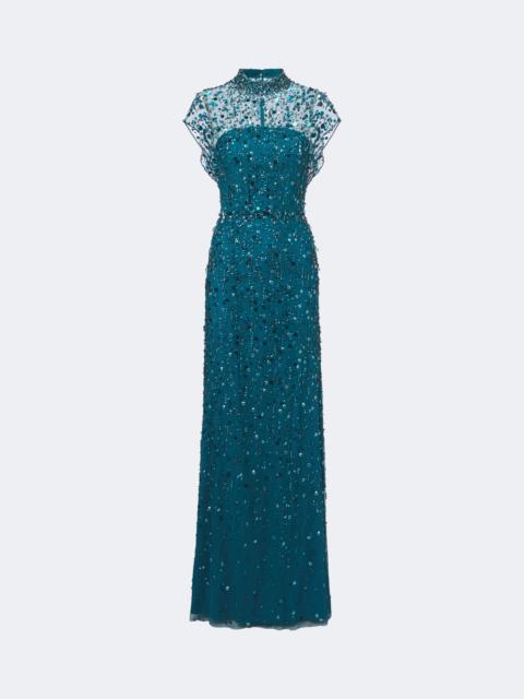 JENNY PACKHAM Crystal Drop embellished gown