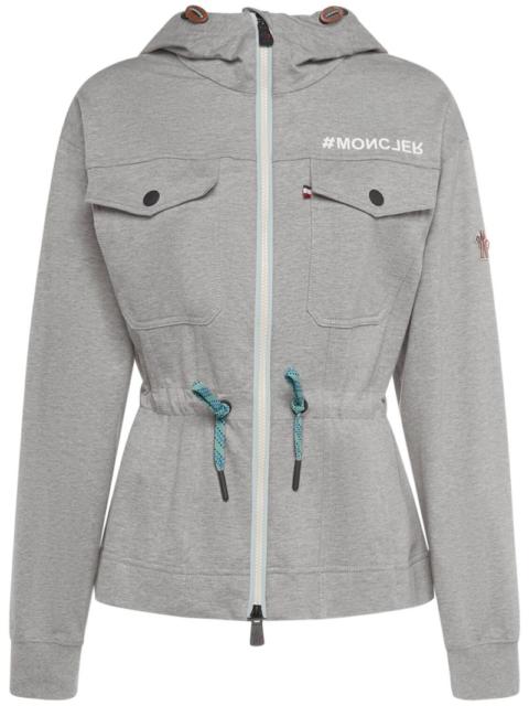 Moncler Grenoble Cotton zip-up hoodie