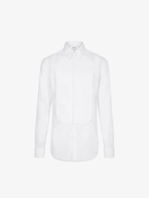 Slim fit plastron shirt