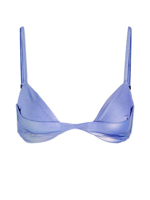 BAOBAB Baobab Raffaela Glittered Lamé Bikini top