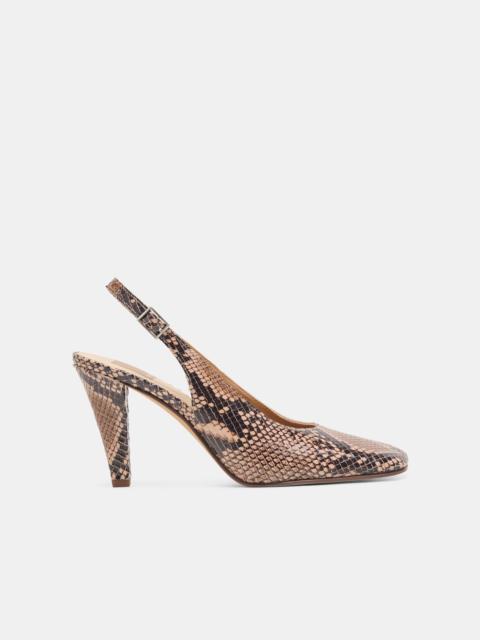dolce vita GESSIA HEELS BARK EMBOSSED LEATHER