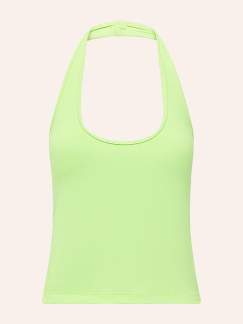 P.E NATION RADAR HALTER TANK IN WASHED LIME