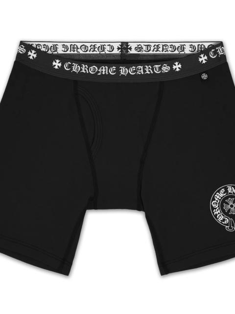 Chrome Hearts BOXER BRIEF - LONG "BLACK AND WHITE JACQUARD KNIT" CHRM1196