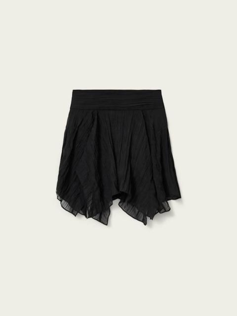 ALLSAINTS ASAL ASYMMETRIC MINI SKIRT