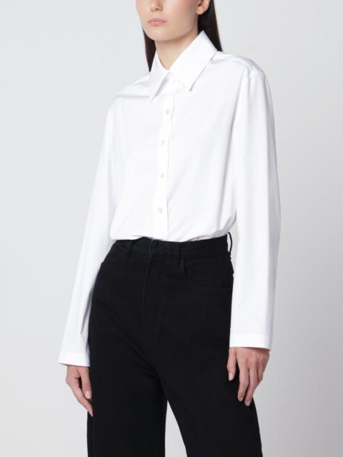 Alaïa White cotton poplin shirt