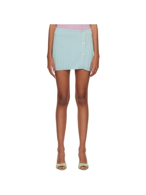 MARCO RAMBALDI SSENSE Exclusive Blue Miniskirt