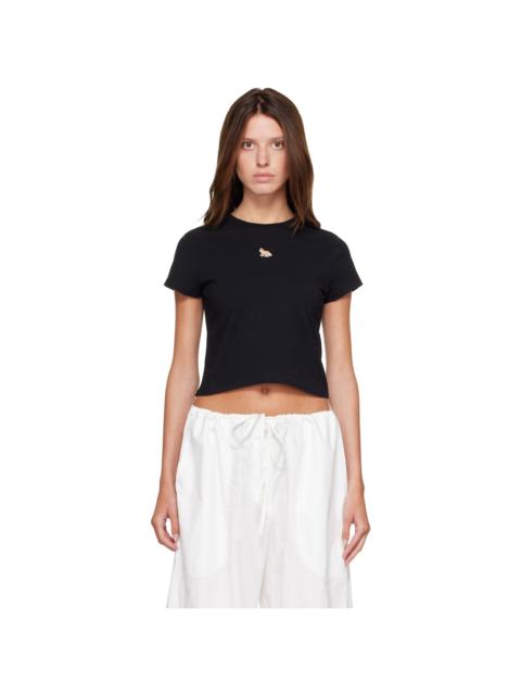 Maison Kitsuné Black 'Baby Fox' Baby T-shirt