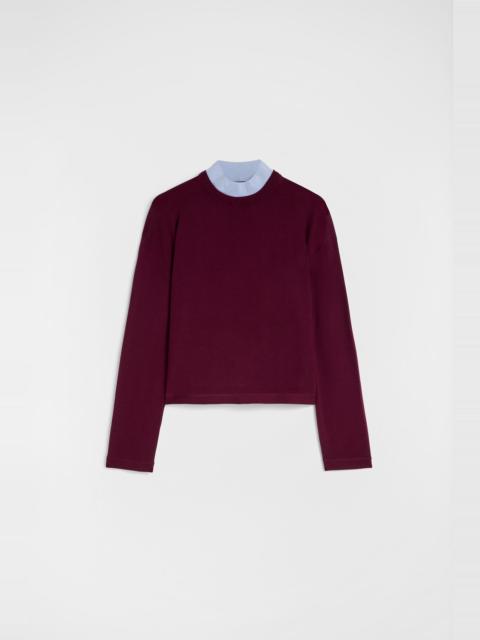 Jil Sander Lightweight Wool Mock-Neck Sweater