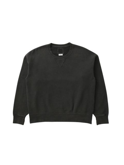 visvim JUMBO SB SWEAT L/S DMGD BLACK