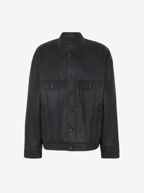 The Frankie Shop Conan Faux Leather Jacket - Black