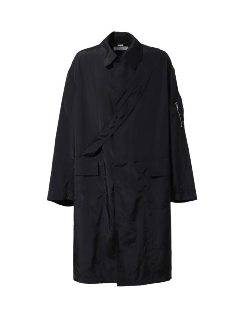 RAINCOAT WITH STRAP / BLK