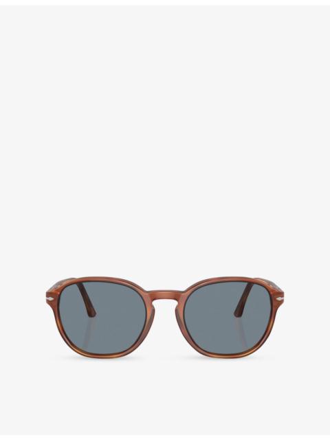 Persol PO3343S Pillow-Frame Acetate Sunglasses