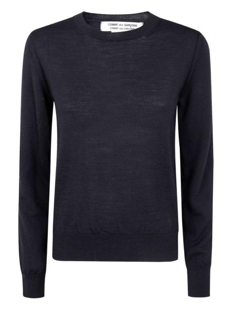 Comme des Garçons Comme des Garçons round-neck wool sweater