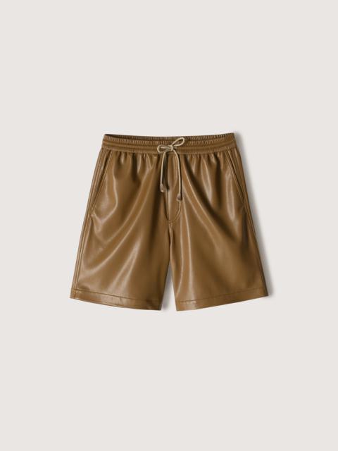 Nanushka DOXXI - Vegan leather shorts - Curry