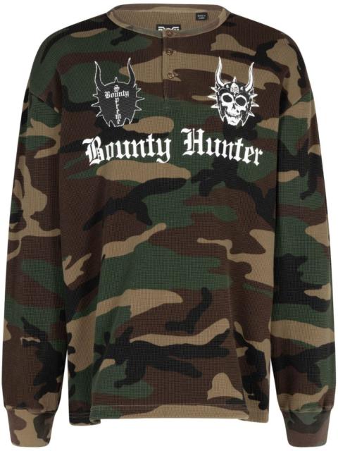 Supreme x Bounty Hunter Thermal Henley long-sleeve T-shirt