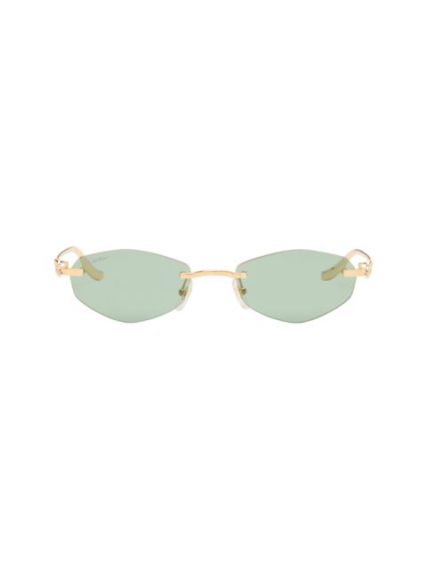 Cartier Gold 'Panthère de Cartier' Sunglasses