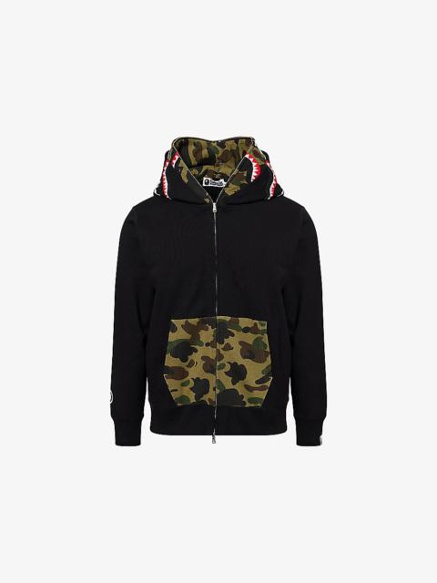 A BATHING APE® Camo Shark Relaxed-Fit Cotton Hoody