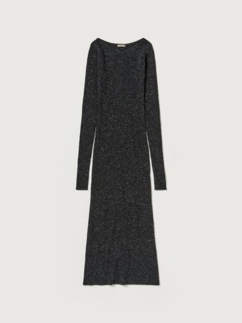 AURALEE CASHMERE NEP KNIT DRESS