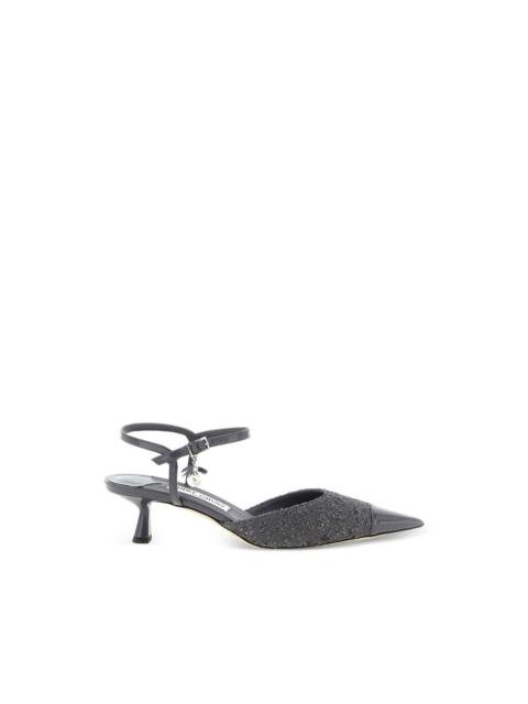 JIMMY CHOO Aren pearl-pendant pumps