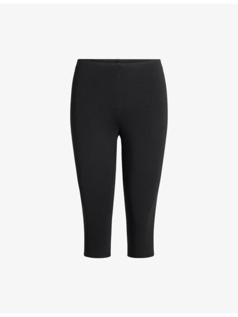 SKIMS Smooth Layers Cropped Stretch-Modal Trousers
