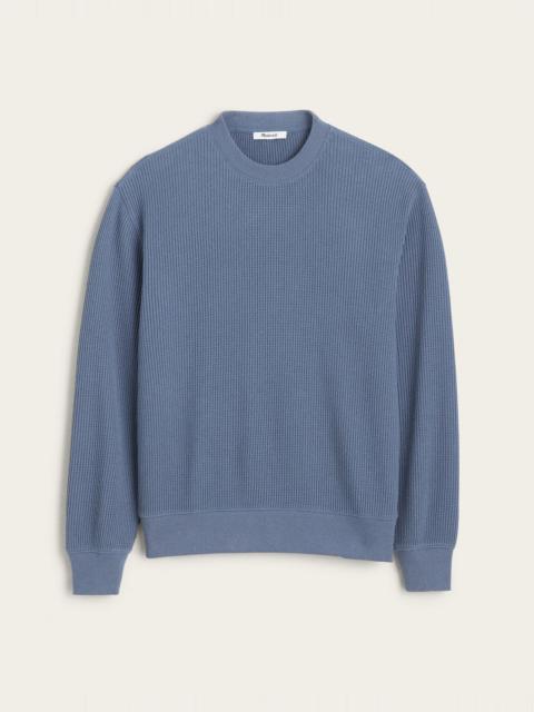 Madewell Waffle-Knit Sweatshirt