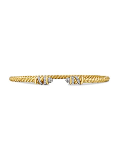DAVID YURMAN Women's Helena End Station Bracelet in 18K Yellow Gold with Diamonds - Gold