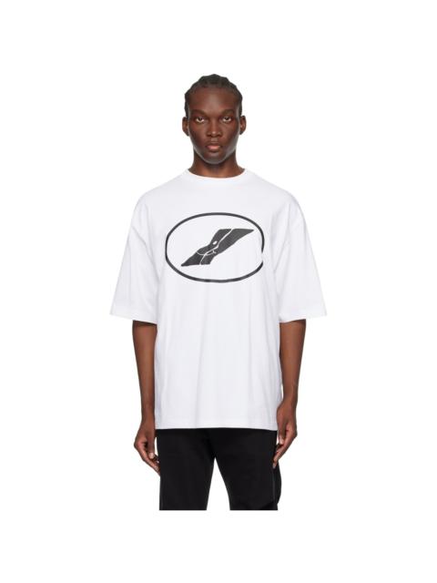 We11done White Printed T-Shirt