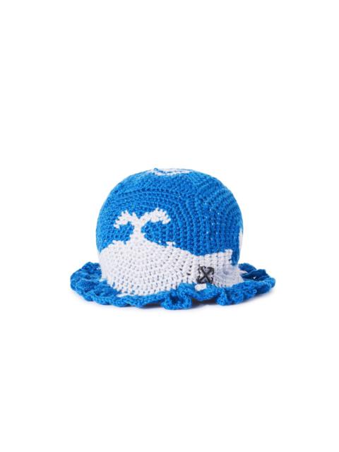 Off-White Crochet Bucket Hat