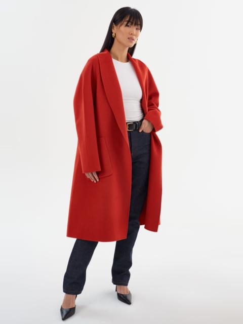 LAMARQUE THARA | Shawl Collar Wool Coat