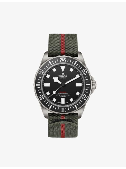 TUDOR M25717N-0001 Pelagos FXD titanium and woven automatic diver's watch