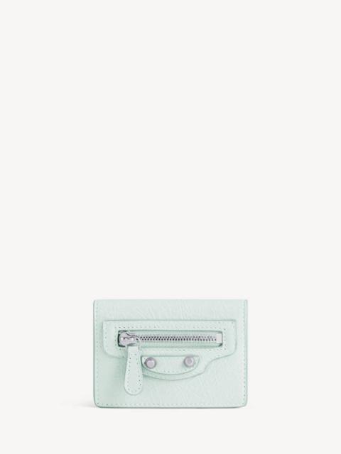 BALENCIAGA Women's Le City Mini Wallet in Almond Green