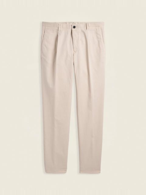 SLOWEAR Tapered-fit stretch cotton trousers