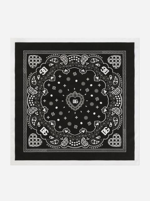 Dolce & Gabbana Bandanna-print silk bandanna