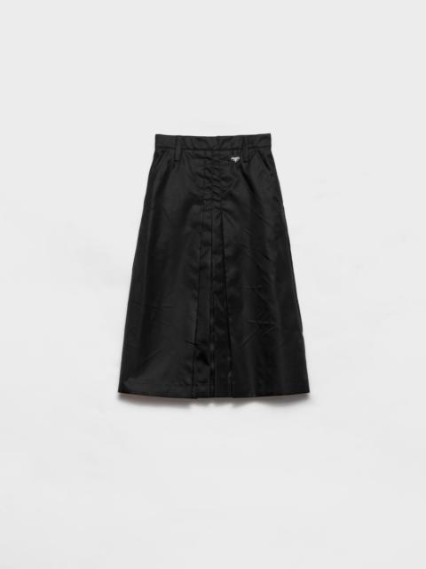 Prada Flared Re-Nylon skirt