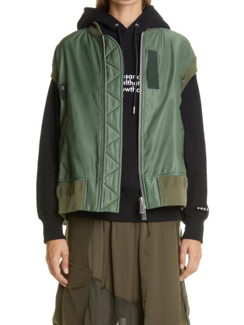 Twill Knit Nylon Vest