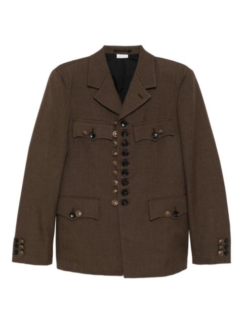 Comme des Garçons Homme Plus button embroidered jacket