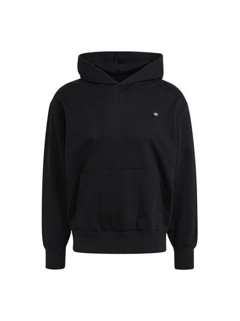 adidas originals Premium Hoody Athleisure Hooded Jumper For Men Black GN3384