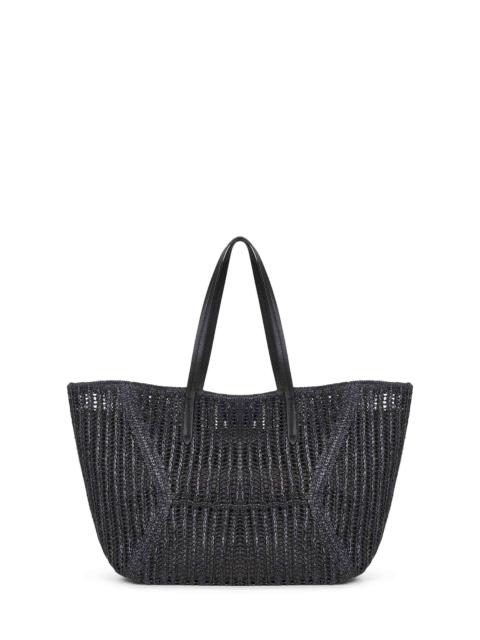 Brunello Cucinelli Black BC Duo tote bag
